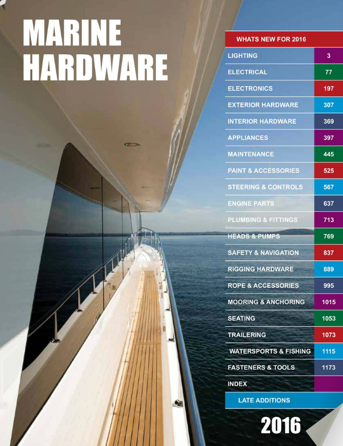 link to marine hardware catalogue